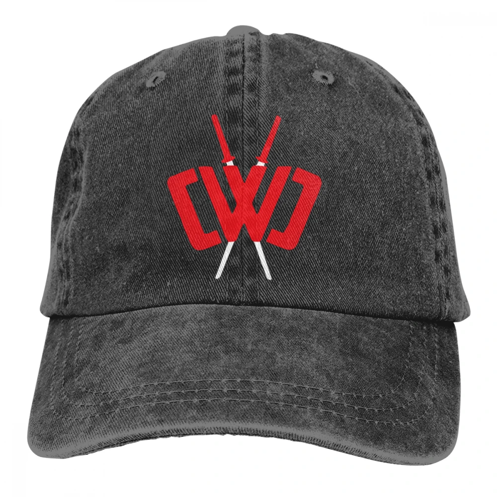 CWC Чад дикая глина Casquette черный унисекс Мужские Женские джинсовые бейсболка с