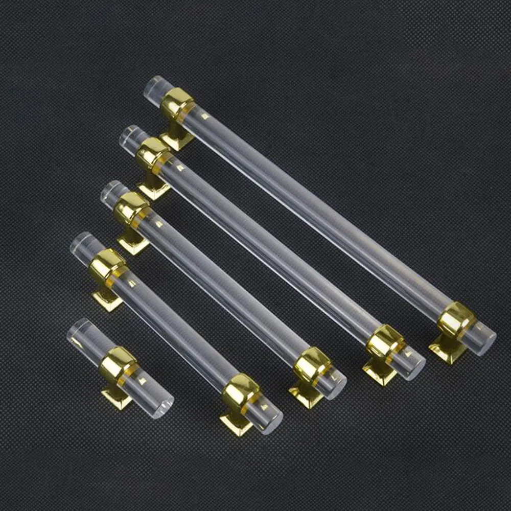 Probrico современная мебель ручки для выдвижных ящиков акриловые Т-образные шкафов