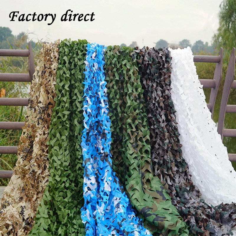 

Reinforced Camouflage Net 4X6M 4X10M 5X5M 6X10M Swimming Pool Beach Gazebo Garden Sun Shelter Camo Canvas Netting 8 Colors