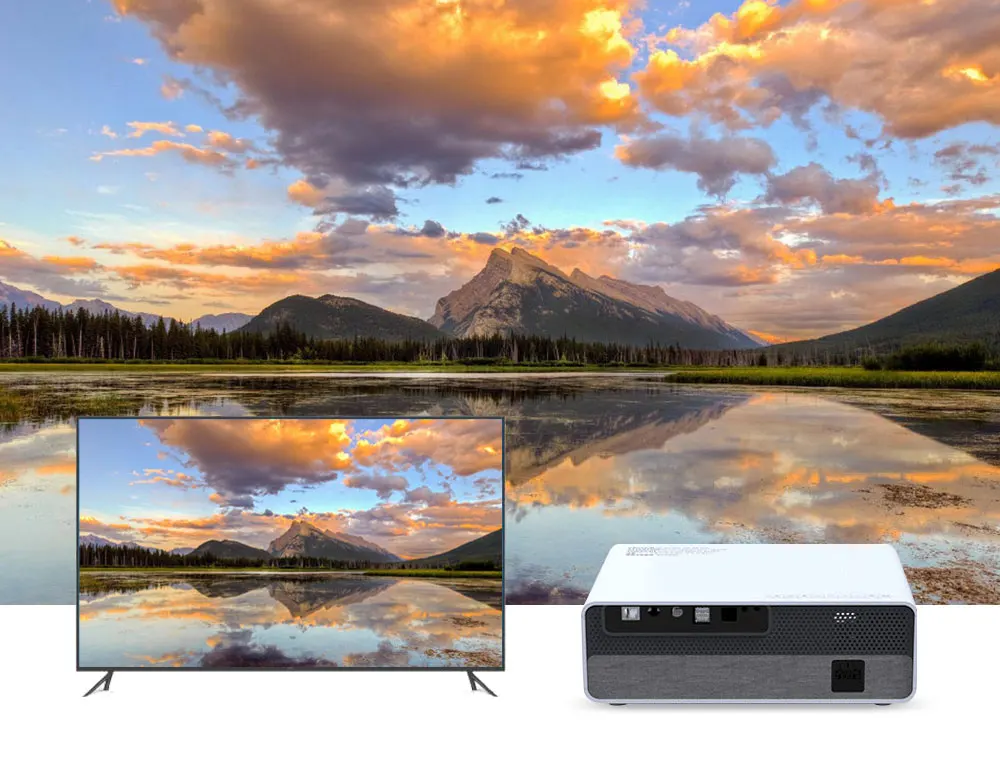 ALSTON Q9P Full HD 1080P проектор 4K 5500 люмен кинотеатр для домашнего кинотеатра Bluetooth Android WiFi