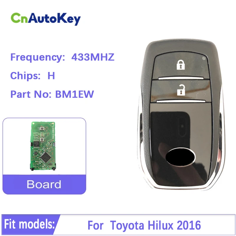 Оригинальный смарт-ключ дистанционного управления CN007121 FCCID BM1EW для Toyota Hilux 2016 с