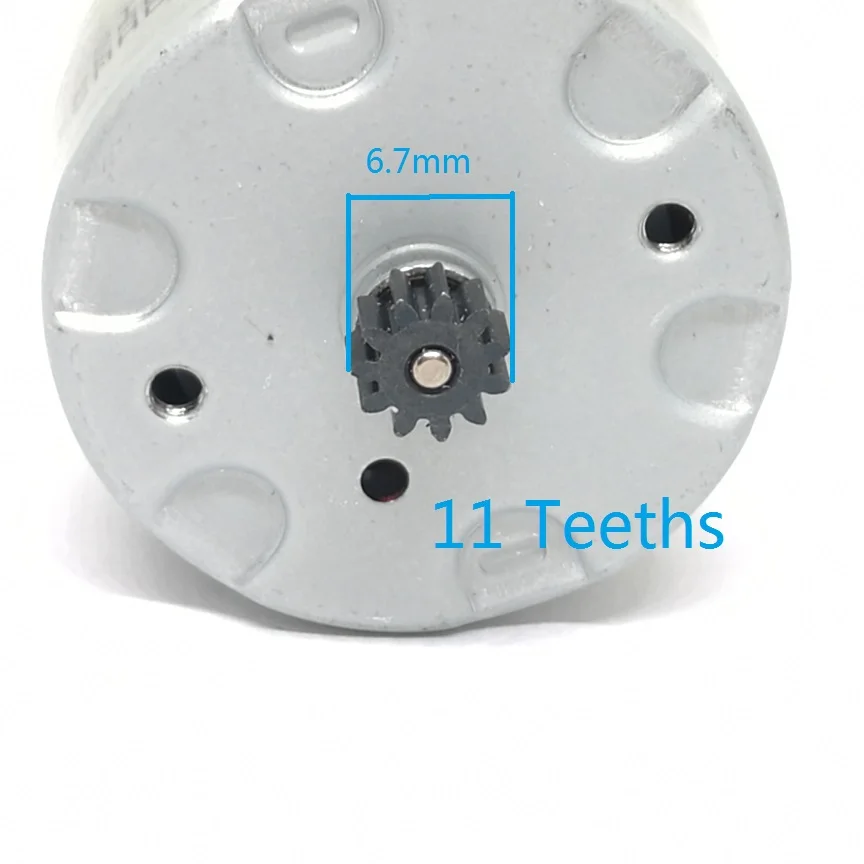 1 шт. двигатель постоянного тока Φ Micro Motor 500 с металлическим редуктором 11 Teeths 3-24 В