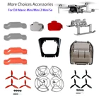 Посадочное шасси для дрона DJI Mavic MiniMINI 2Mini SE, защитный держатель для пропеллера дрона, Солнцезащитная наклейка, пленка, крышка аккумулятора, аксессуары