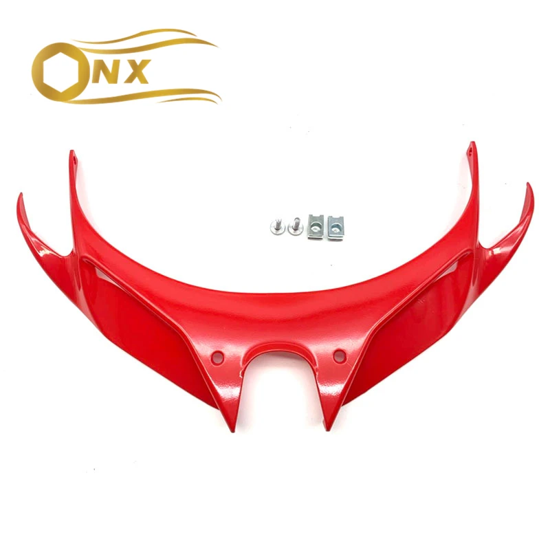 

Motorcycle Wind Flow Fixing Wing Front Fairing Pneumatic Lip Cover for Kawasaki Ninja 250 Ninja 400 2018 2019 ABS Green Black