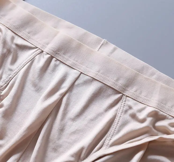 1 шт. мужские трусы-брифы из 100% шелка | Мужская одежда