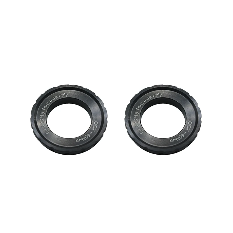 

2Pcs Bicycle Centerlock Adapter Disc Brake Rotor Cover For 12/15/20MM Thru Axle Aluminum Alloy Bicycle Accessories