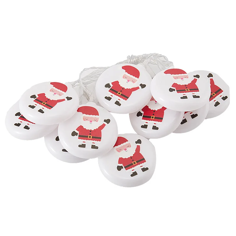 Рождественская светодиодная гирлянда украшение для рождественской елки Санта