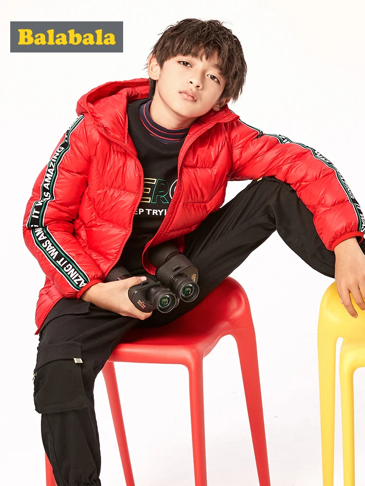 Легкая стеганая куртка для мальчиков 2019 г. Новая зимняя детская с капюшоном