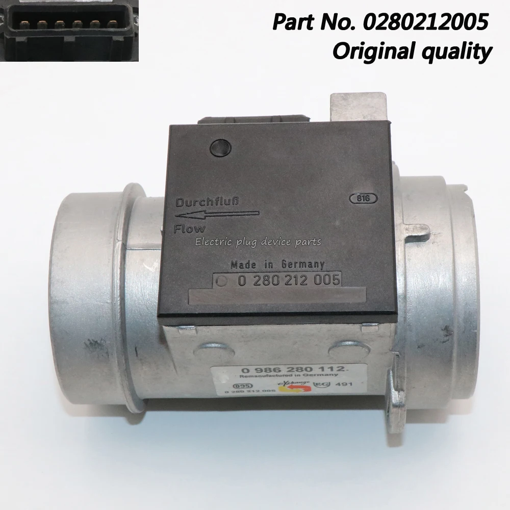 Датчик массового расхода воздуха OEM 0280212005 MAF для Saab 900 1979 1993 0986280112|Расходомер