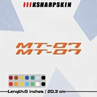 Наклейки с логотипом мотоцикла, модифицированные Светоотражающие универсальные автомобильные наклейки, обтекатели, наклейки, подходят для YAMAHA mt-07 mt07