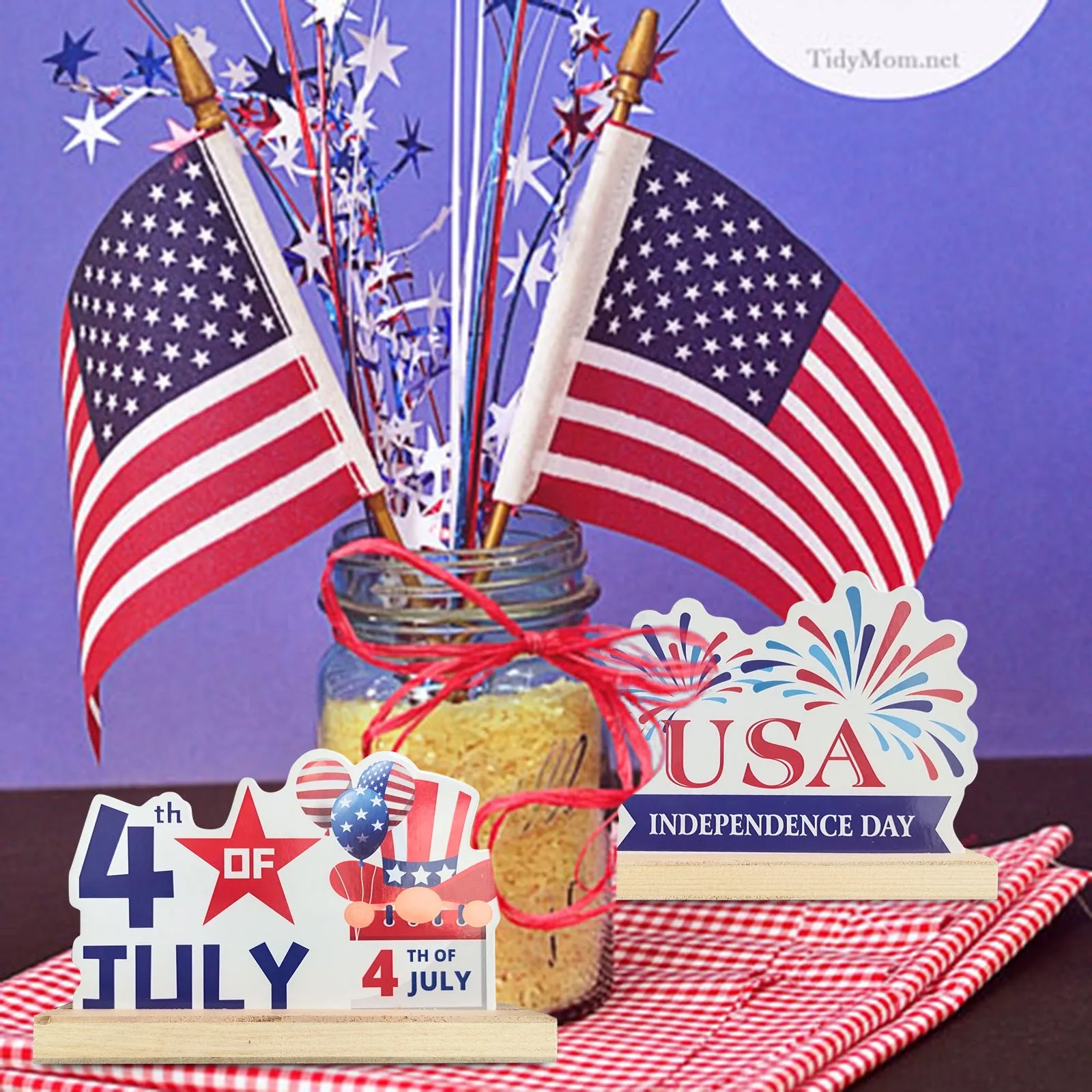 4 июля День независимости Америки 25/40 штук украшение для вечерние реквизит 19 мая 8