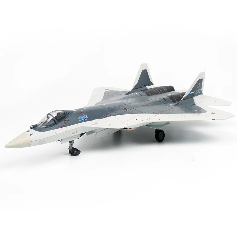 Самолет России Air Force T-50 Su57 Su-57 stealt металлический самолет Коллекционная модель