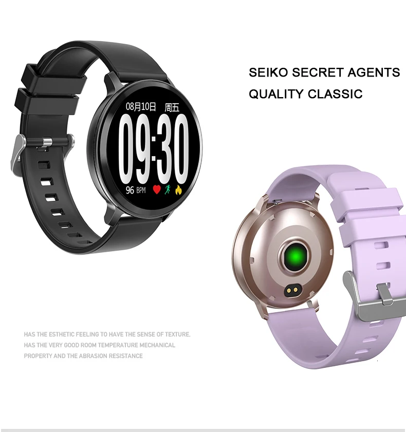 S8 Смарт-часы фитнес-трекер монитор сердечного ритма Smartwatch кровяное давление кислородный водонепроницаемый браслет Android IOS