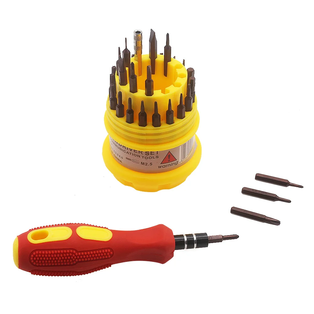 Набор прецизионных отверток с чехлом 30 насадок многофункциональный набор