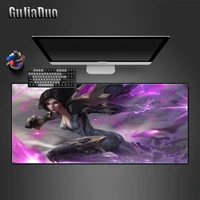 league of legends kaisa large mouse pad gamer computer pc keyboard table desk mat gaming room accessories anime mousepad carpet