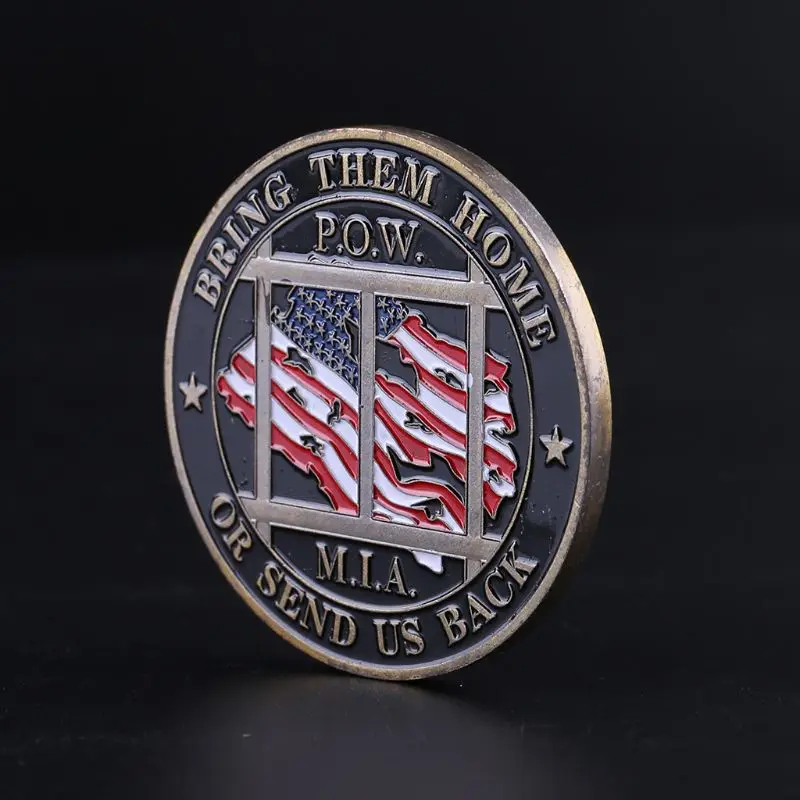 Памятные монеты американских заключенных пяти армейских коллекционеров