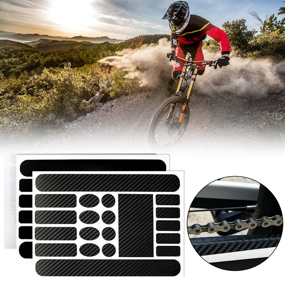 

1 Piece Of Anti-scratch Mountain Bike Chain Protector Concealed Sticker Removable Chainstay Bike Poster Protector Anti-scratch