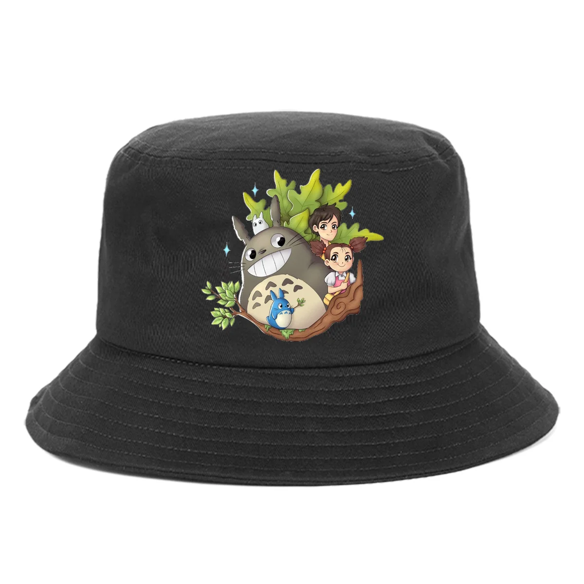 

Anime My Neighbor Totoro Cartoon Bucket Hat teenager Outdoor Summer Hip Hop Cap unisex Streetwear Chapeau Caps Fisherman Caps