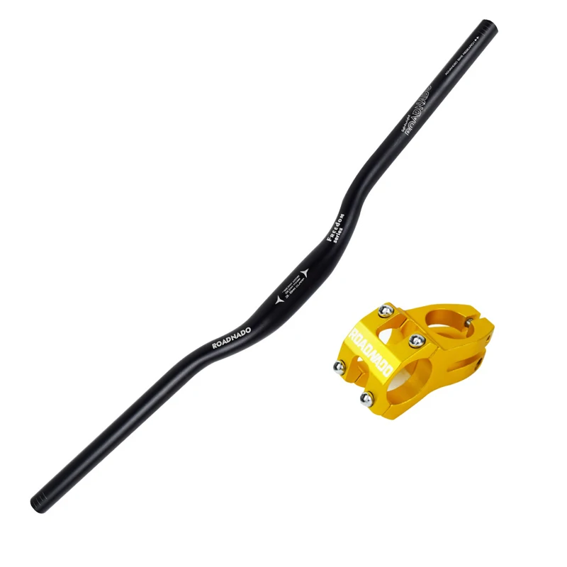Руль и стержень для горного велосипеда ROADNADO из алюминиевого сплава 780 мм 31 8