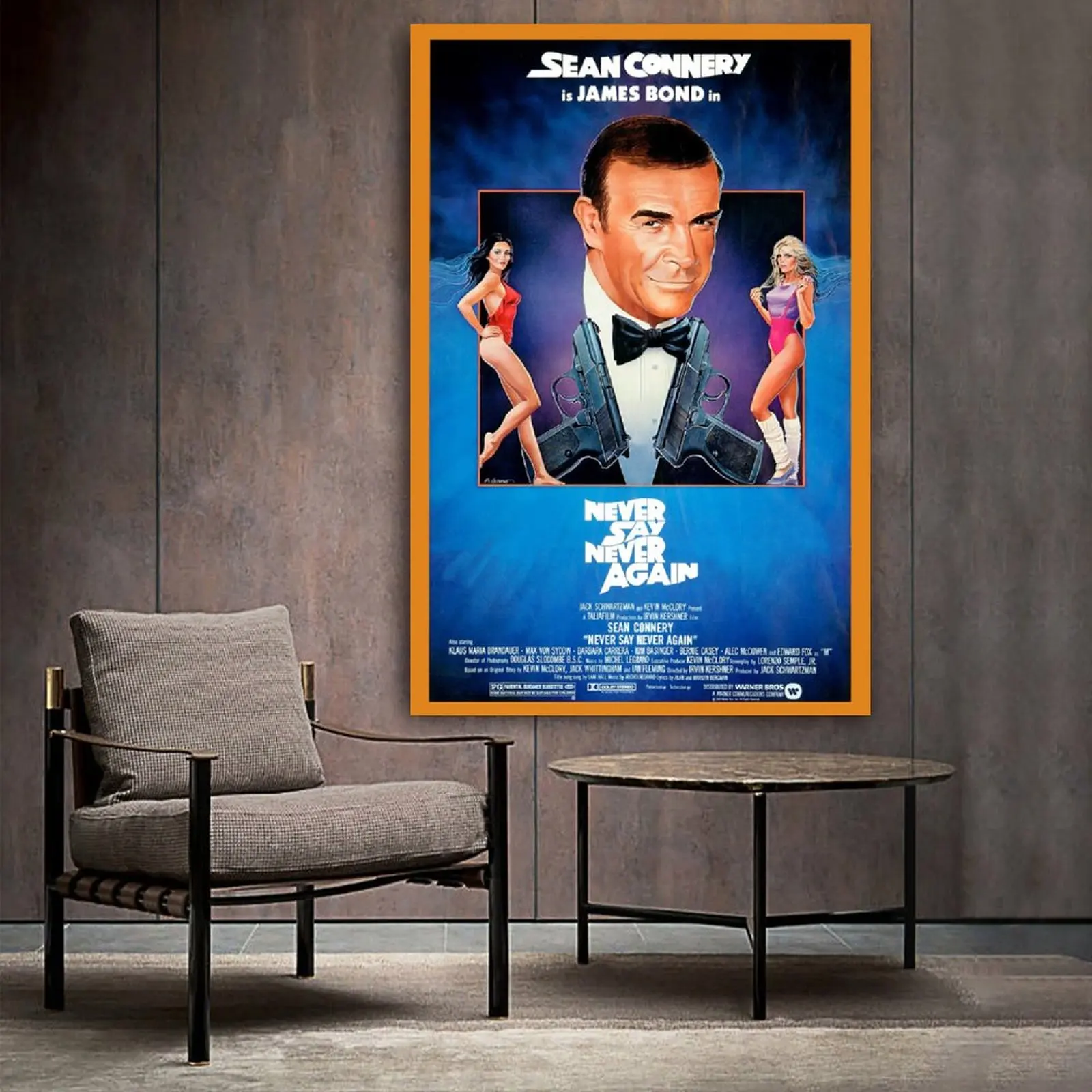 

Never Say Never Again Movie & TV Poster Decorative Painting Canvas Wall Art Living Room Posters Bedroom Painting