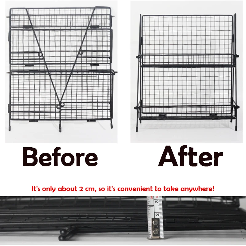 Складная Кухня полка Nordic настольное косметическое Железный контейнер для