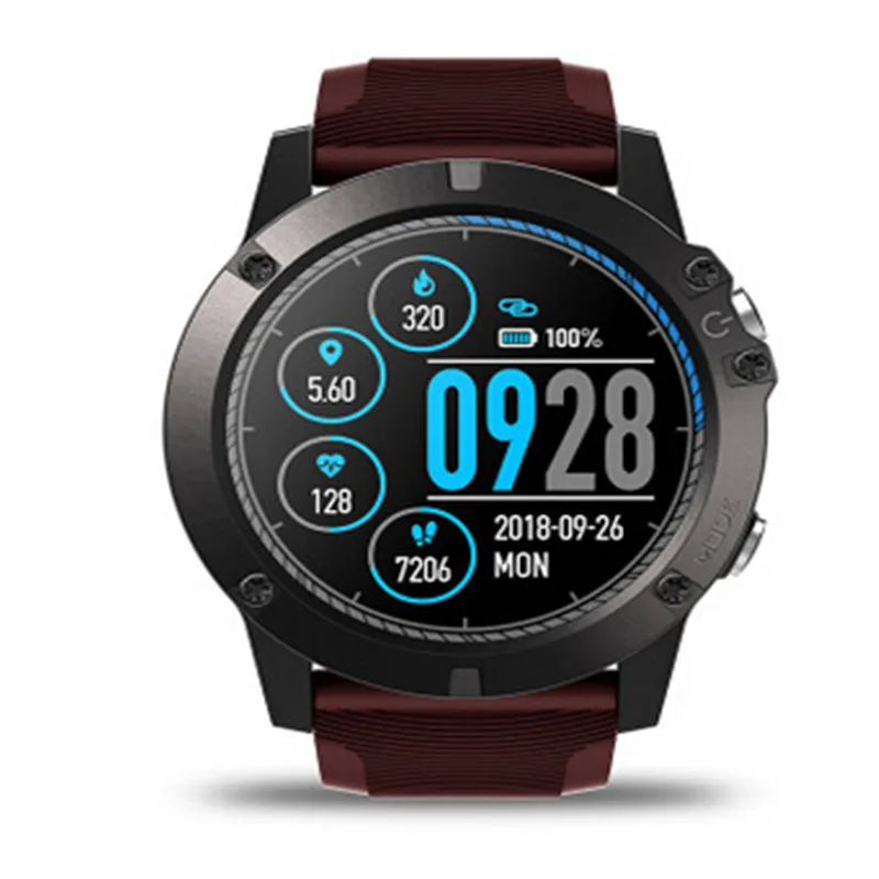 Zeblaze VIBE 3 PRO Смарт-часы монитор сердечного ритма фитнес-трекер Браслет подарок модные многофункциональные спортивные умные часы - Цвет: Красный