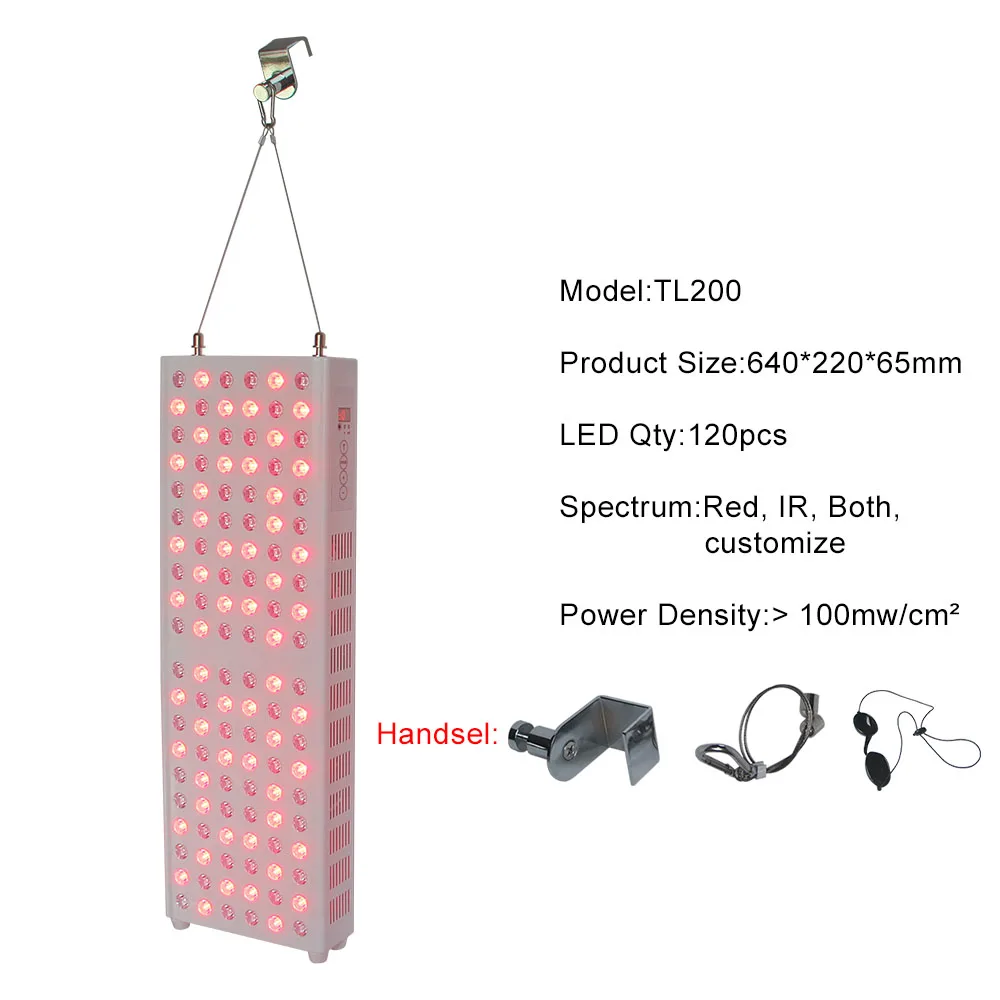 TL200 Idea светильник 300W 360W 830nm led 660 850 led панель Красный светильник терапия TL300 для кожи и тела - Испускаемый цвет: TL200