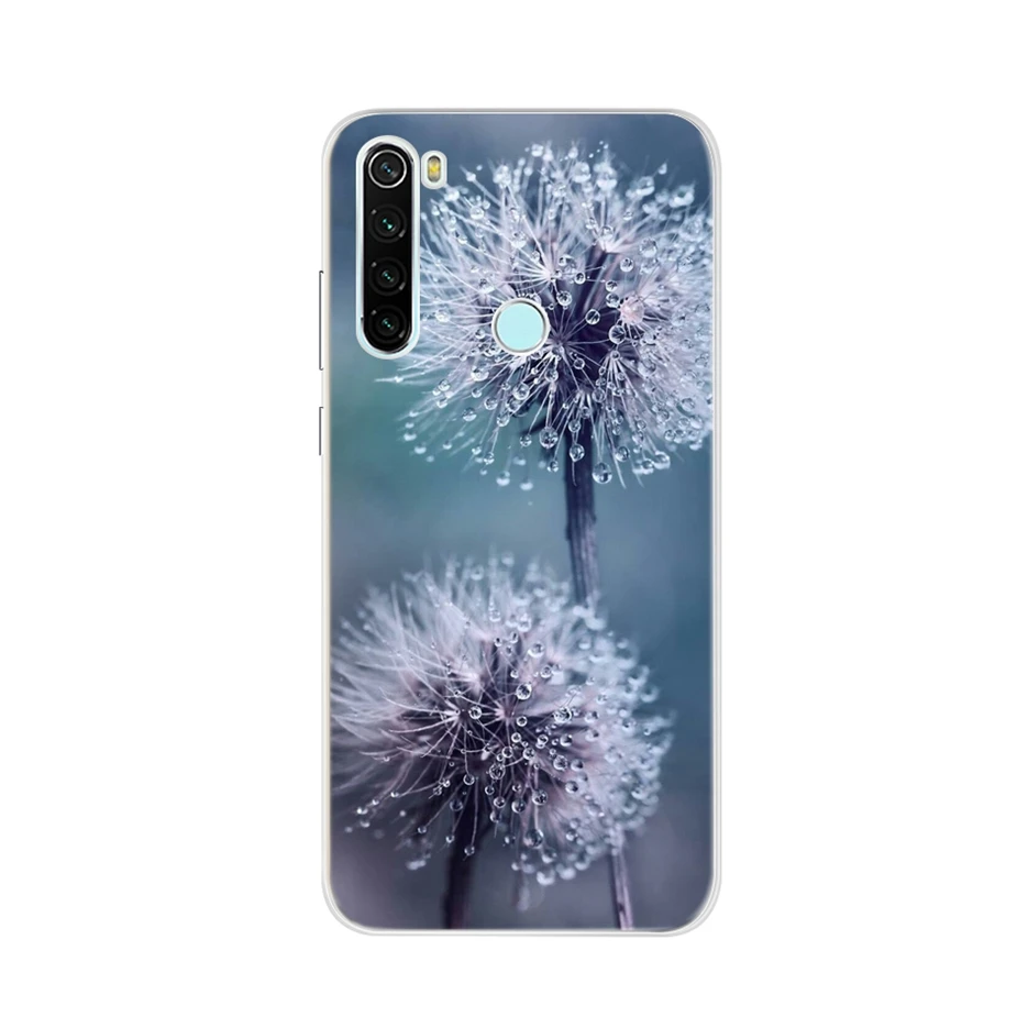 Чехол для Xiaomi Redmi Note 8 2021 милый мягкий силиконовый чехол с 3D-принтом телефона T Note8