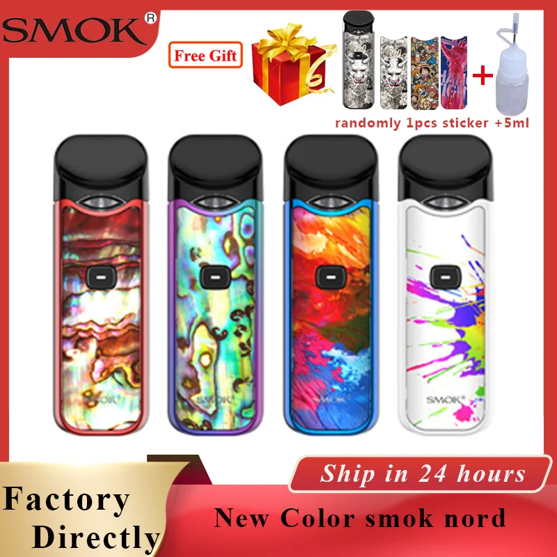 Оригинальный набор электронных сигарет Smok Nord Pod Starter Kit & 3 мл Pods электронные