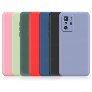 for xiaomi poco x3 gt case cover original liquid silicone shockproof bumper soft tpu phone cover for poco x3 pro m3 f3 gt case free global shipping