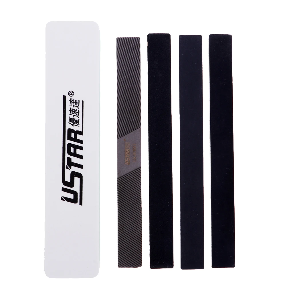 

3 Double Grinding Bars + 1 Polishing Sponge + 1 4 in 1 + 1 Clean Brush