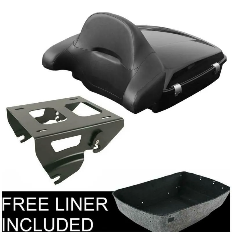 Нарезанный багажник для мотоцикла с одной защелкой Harley Tour Pak Road King Glide 14 20|Верхние