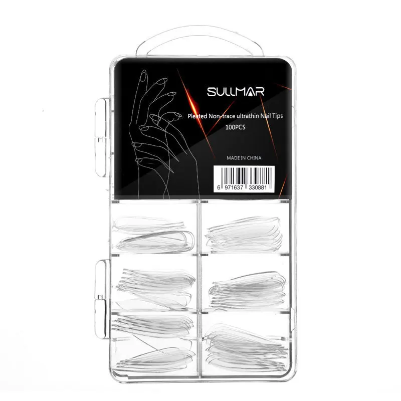 100 шт. тонкие искусственные Профессиональные акриловые бесшовные полностью