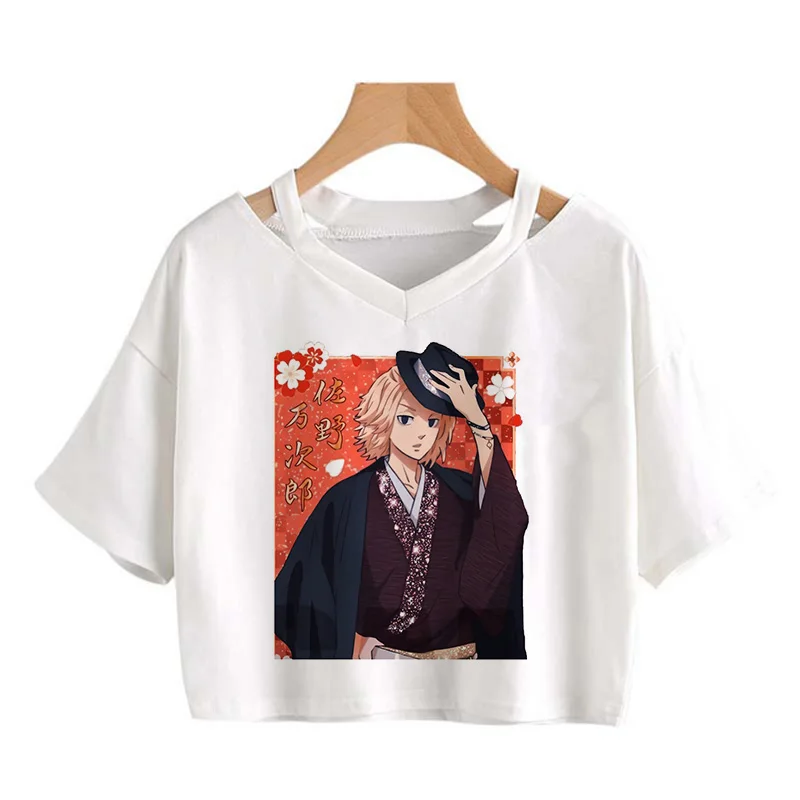 Футболка с изображением японского аниме Токийский призрак Kawaii Harajuku манга