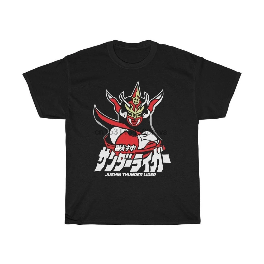 Мужская футболка с коротким рукавом логотипом Jushin Thunder Liger Japan Pro | одежда