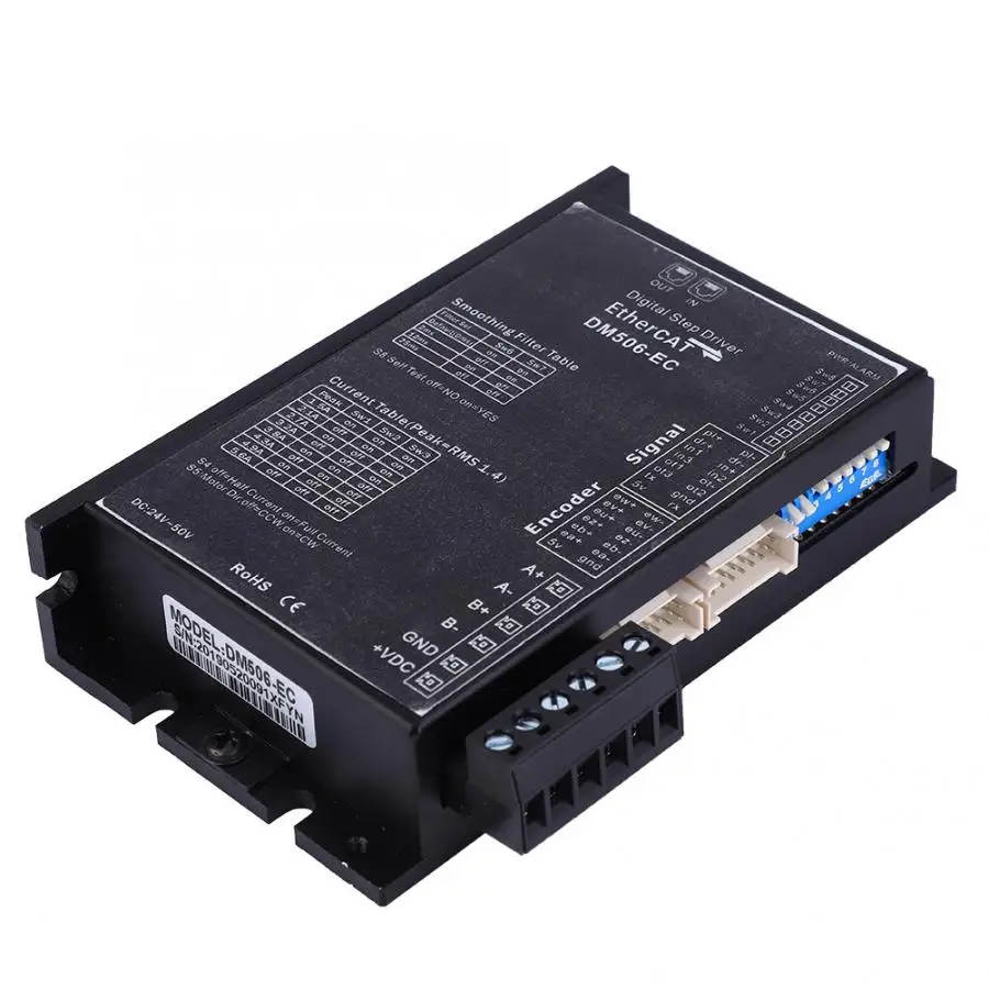 Серводвигатель Nema 17 23 24 34 Цифровой Драйвер шагового двигателя протокол Ethernet DC24 ~ 50