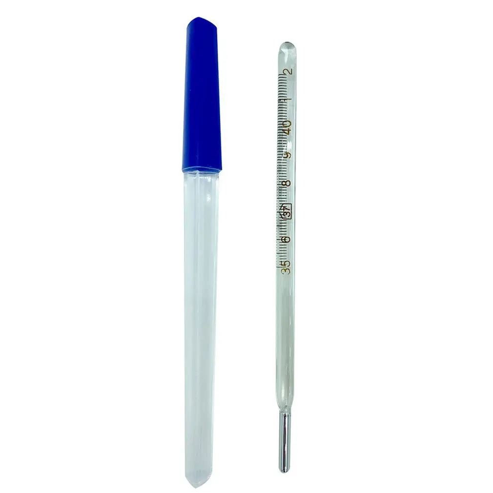 

Precise Mercury Glass Thermometer Clinical Temperature Household Health Monitors Health Care Thermometers