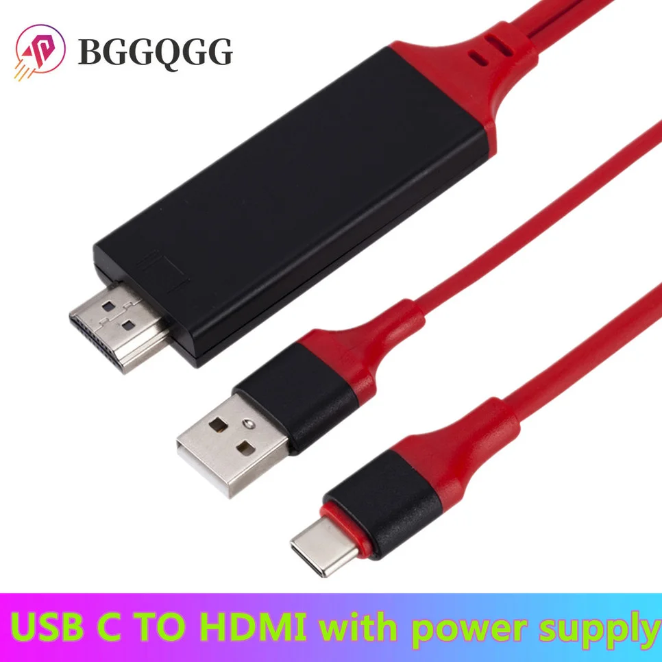 Кабель-адаптер Ultra1080P 4k с разъемами USB Type-C и HDMI для Samsung Galaxy S9/S8/Note 9