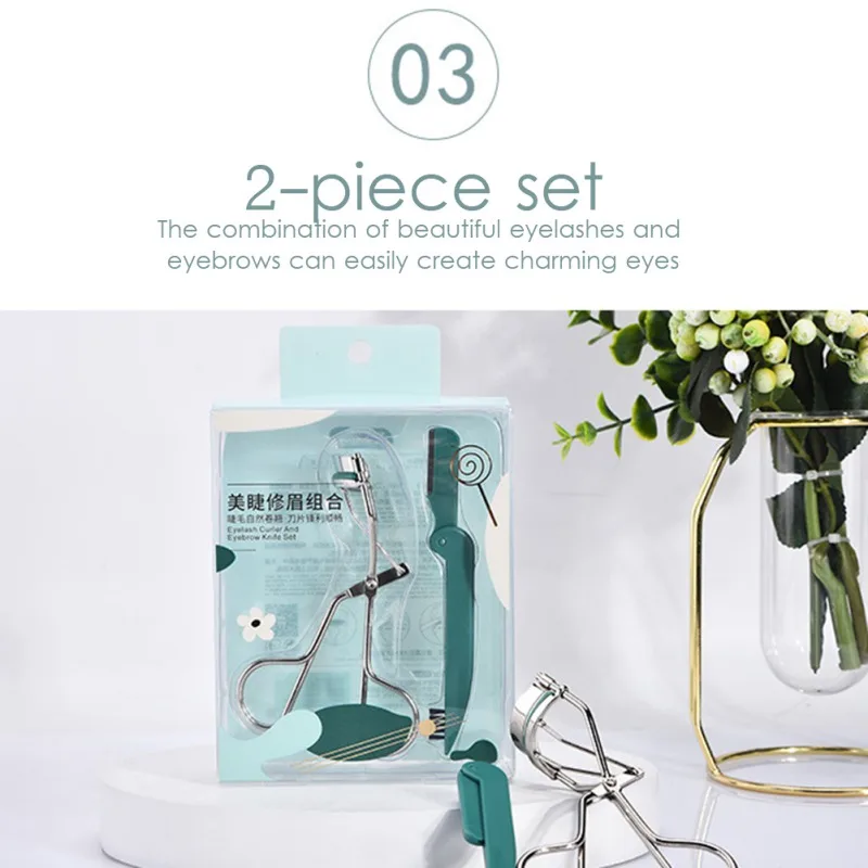 Щипцы для завивки ресниц бритва бровей эргономичная ручка портативный