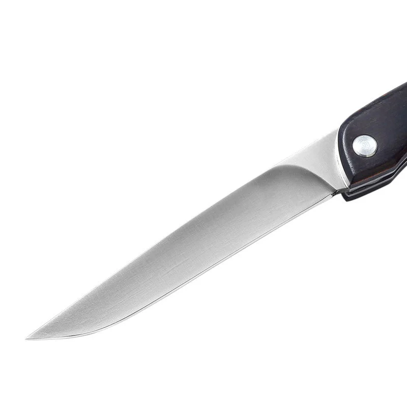 

Fruit Knife Japanese Handcrafted Folding Knives Household Ebony Handle Pocket Carry Knives Multi-functional Utility Knife