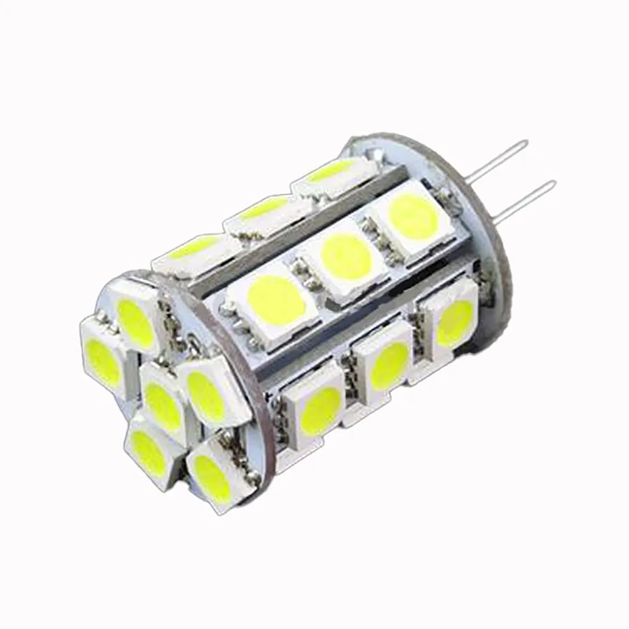 10 шт./лот 12 В 3 Вт 4 6 G4 5050 SMD Светодиодная галогенная лампа сменная 9/13/24 светодиодов