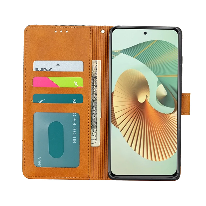 fashion fabric magent phone cover for zte axon 30 pro a2022 flip wallet case for zte axon 30 ultra a2022p case with card pocket free global shipping