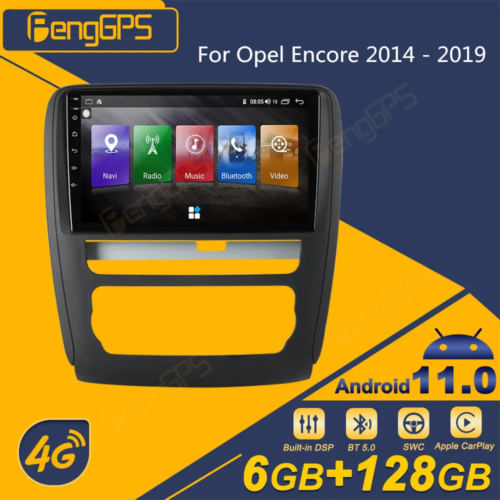 

Car Stereo 2 Din Android Autoradio For Opel Encore 2014 - 2019 Radio Receiver GPS Navigator Multimedia DVD Player Head Unit