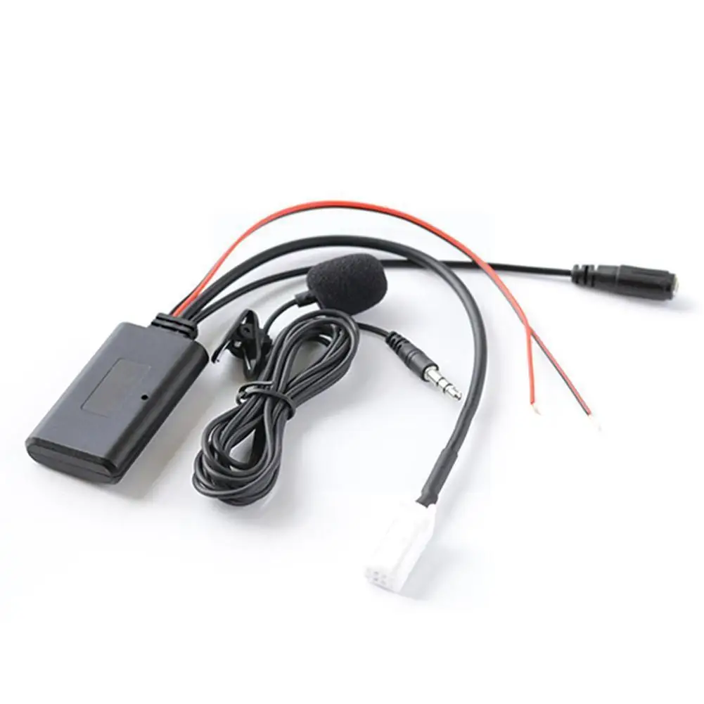 

1pc Car Stereo Radio Bluetooth Audio Extend Wire Microphone Phone Call Hands Free Mic Adapter For New Teana/xijun/tiida/ A3z6