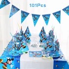 101 шт., одноразовые скатерти с рисунком Микки Мауса