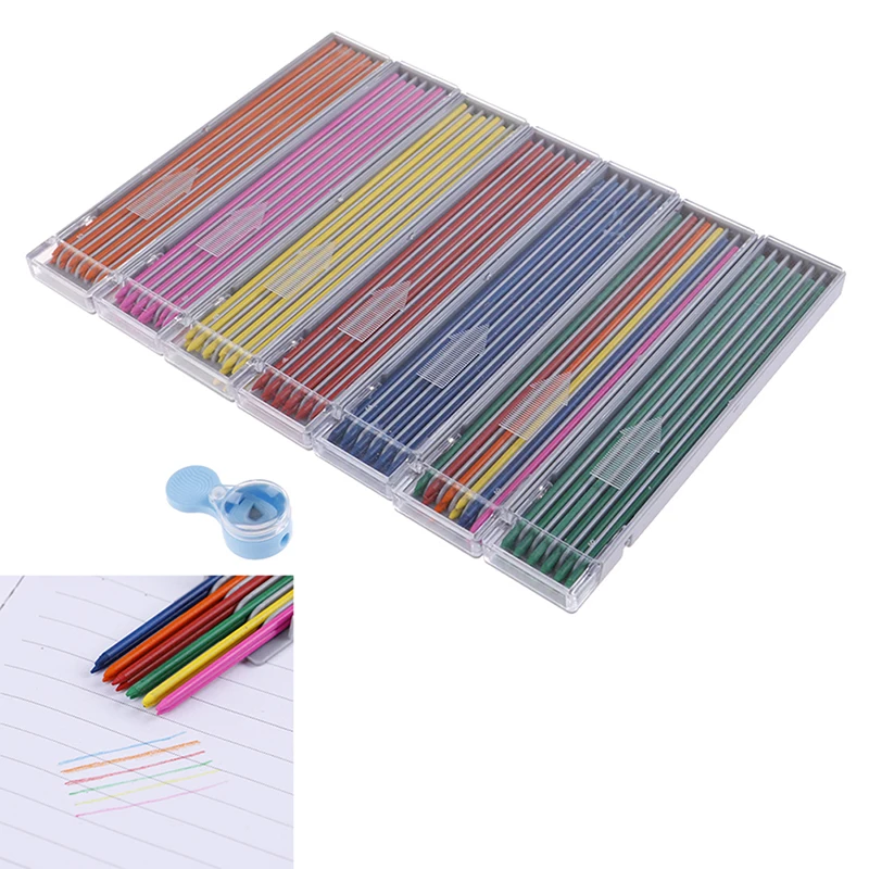 

12pcs/box 2.0mm Color Mechanical Pencil Lead Colorful Lead Refill Art Sketch Drawing Lead School Colour Pencil Stationery