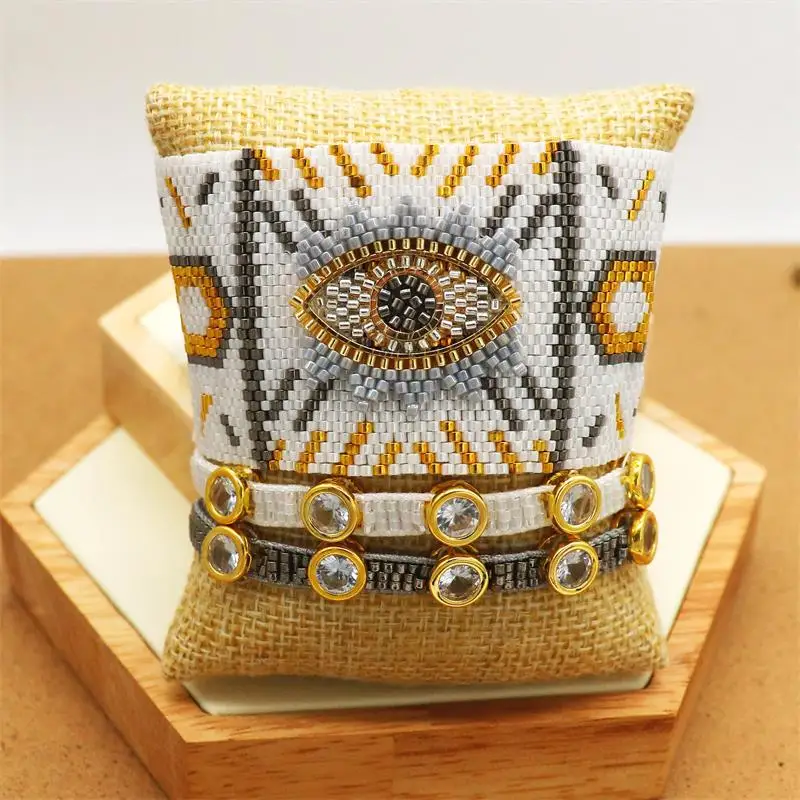 Женский браслет в этническом стиле Миюки из Мексики 2020 Турецкий Дурной глаз