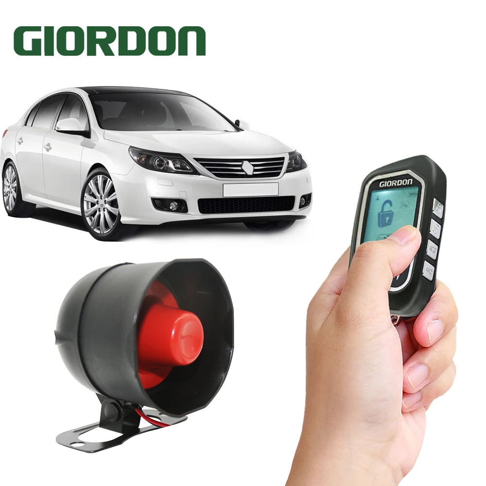 2way автоматическая система сигнализации с большим ЖК экраном пульт