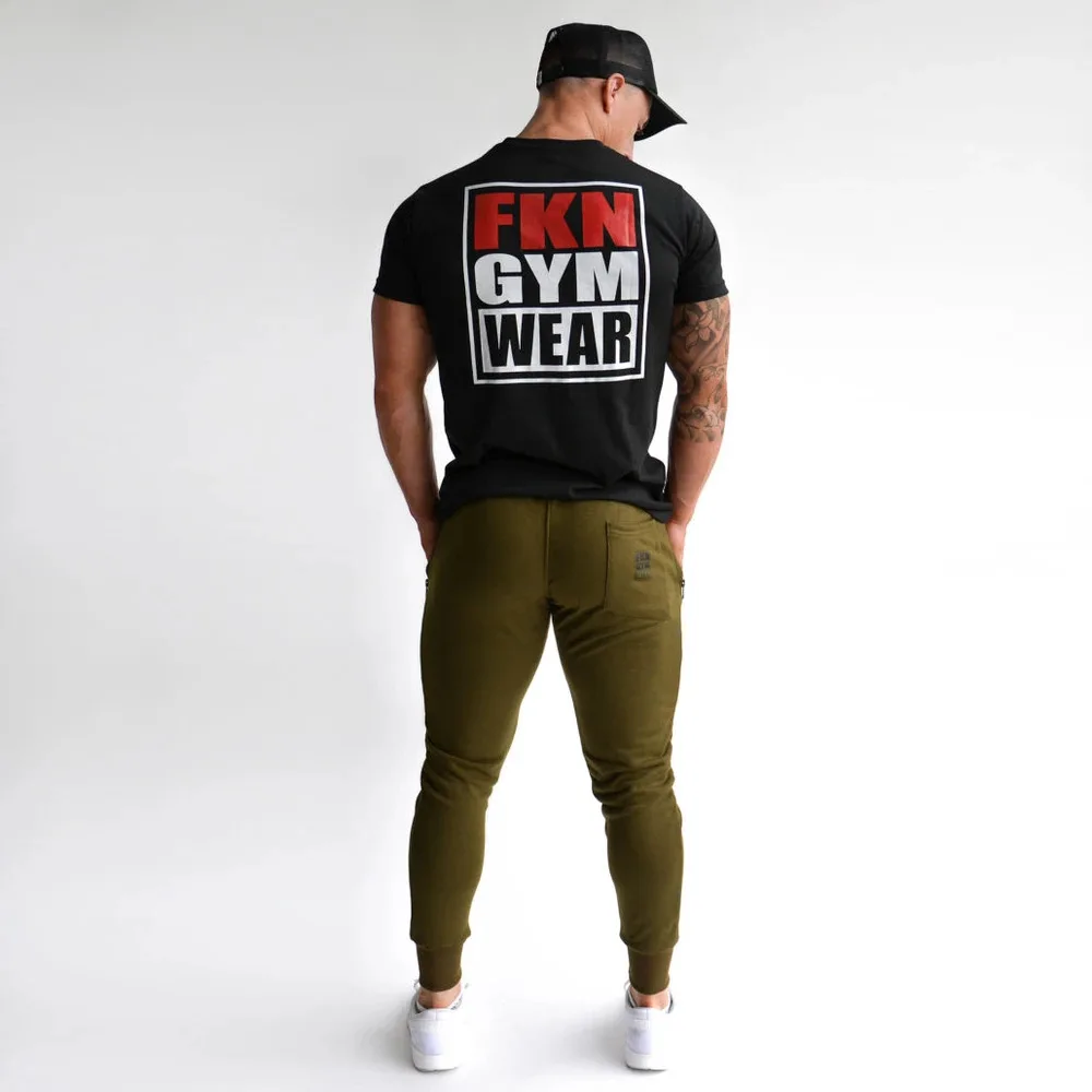 Хлопковые Штаны для фитнеса мужские спортивные штаны 2020 бега тренировочные