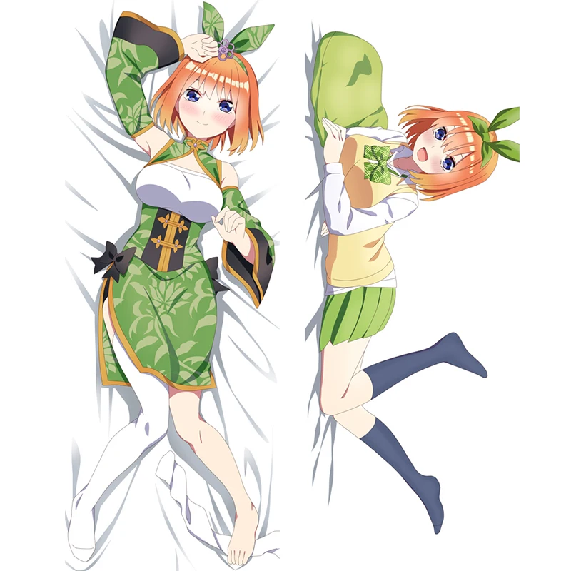 Новый дизайн Nakano Yotsuba 59 дюймов длинная обнимающая наволочка для тела прекрасная